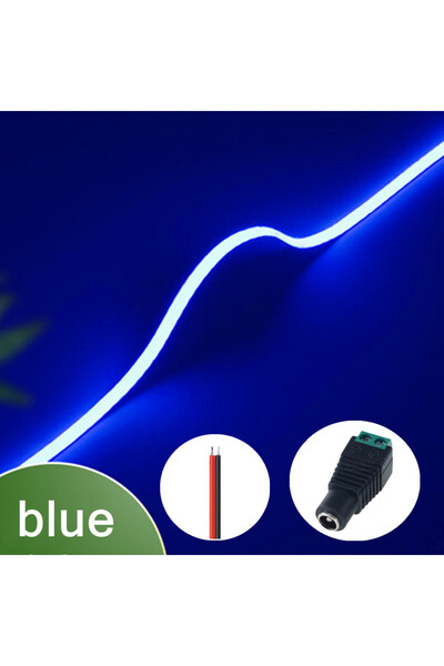 Choice1 5m 3mm Blue 3mm Ultra Thin 12V Colorful COB LED Strip Dimmable 3000K ...