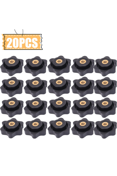 Choice6 M6 20pcs 5~50pcs Star Hand Knob Screws Bolt M4 M5 M6 M8 Premium Mater...