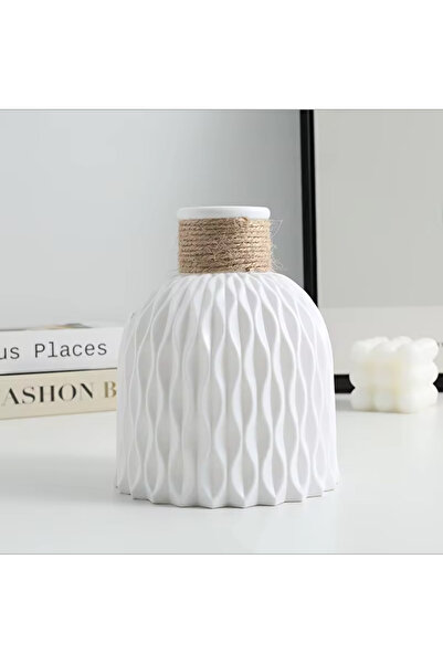 Choice 1PC White 1PC Water Ripple Plastic Vase Wave Flower Pot Arrangement Mo...