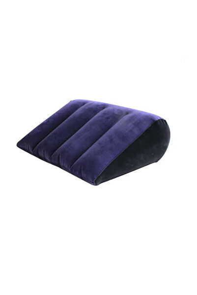 choice2 Triangle pillow 1-piece inflatable PVC flocked yoga posture support p...