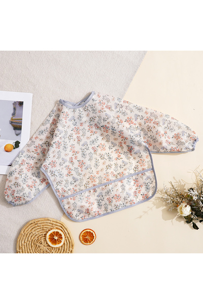 Choice25 SMT2104-CC161 Elinfant 1 قطعة مريلة بأكمام طويلة، مريلة تغذية مقاومة...