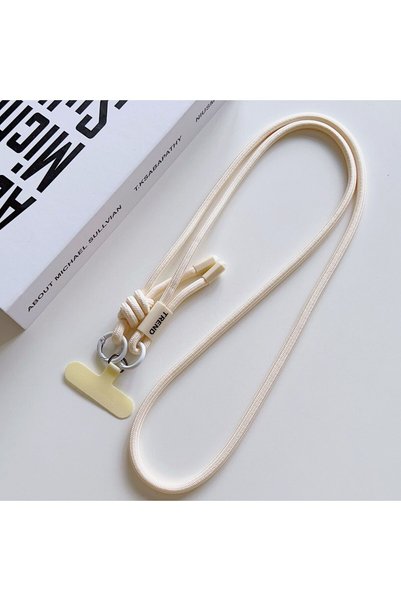 Choice8 Beige Adjustable Phone Lanyard Strap for Outdoor Sports Durable Anti-...