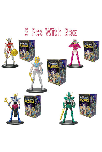 Choice3 Bandai 5Pcs With box In Stock Anime Figure Phoenix Ikki Hyoga Seiya S...