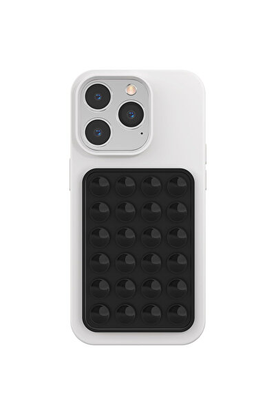 Choice1 Black Silicone Suction Cup Phone Case Mount Double Sided, Strong Grip...