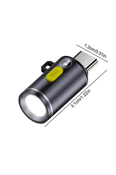 Choice as shows Type-C LED Camping Flashlight Portable Pocket Flashlight Outd...