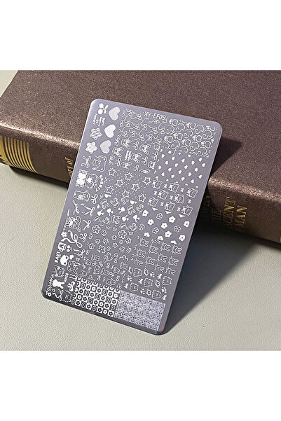 Choice style 8 Manicure Nail Art Stamping Plate Stainless Steel Template DIY ...