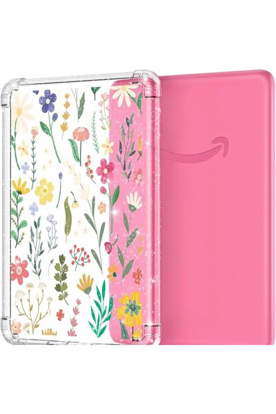 Choice Glitter Flower Case for 7" Kindle Paperwhite(12th Generation-2024) Ult...
