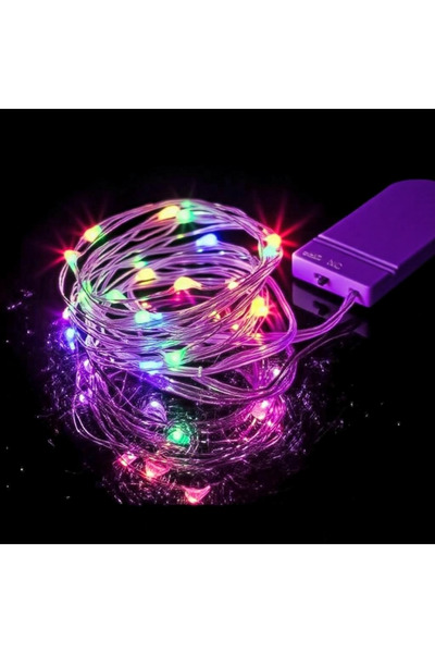 Choice 1M 10LED Multicolor LED Fairy Lights Battery Operated String Lights Wa...