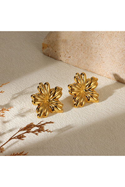 Choice E5116G Geometric Flower Stainless Steel Earrings Women Sweet Sunflower...