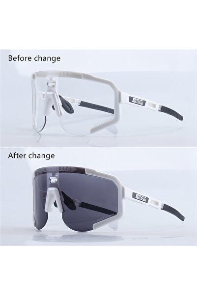 Choice Photochromic A Photochromic Cycling Glasses Men's Outdoor Sports Sungl...