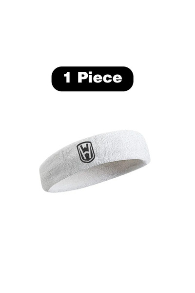 Choice Headband White WOSWEIR-Cotton Athletic Headband Elastic Sweatbands Wom...