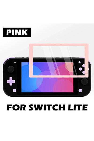 Choice1 Pink Colorful Screen Protector for Switch Lite Game Consol Premium Tr...