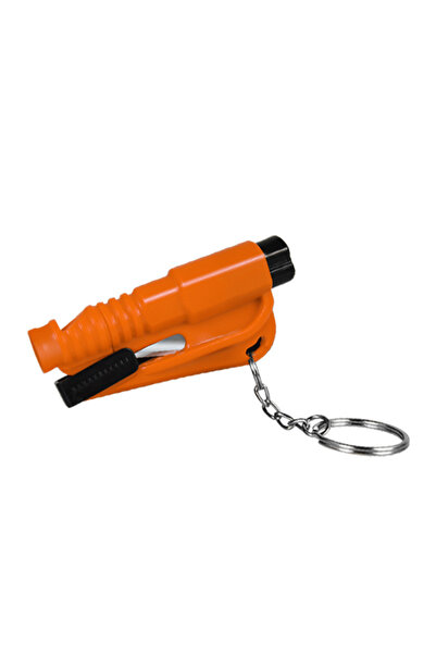 Choice3 Orange Compact 3-in-1 Car Safety Hammer, Window Breaker & Seat Belt C...