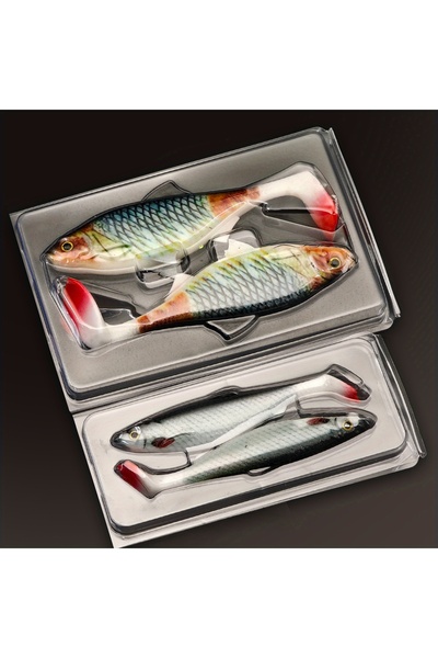 Choice FCP-525-5 524 1 ANFS 4pcs Soft Fishing Kit-2pcs 14cm/5.5inch with 2pcs...