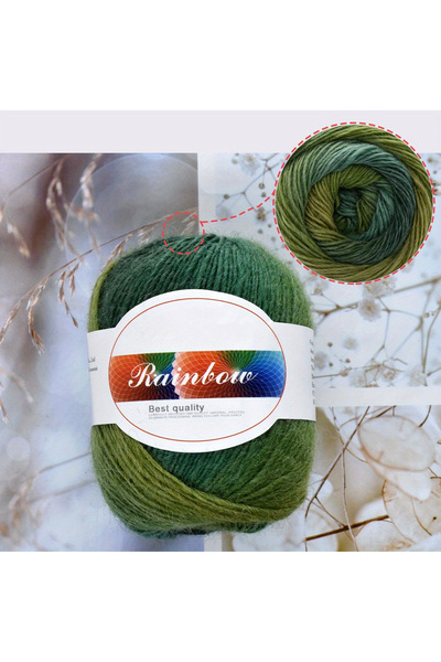 Choice 22 5pcs Wool Rainbow Yarn Hand Knitting Yarn Crochet Yarn Crocheting f...