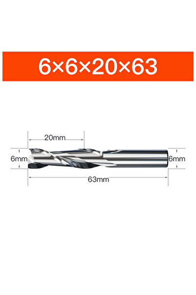 Choice23 2011091159 HUHAO 4 6 8 20mm HRC65 Milling Cutter HSS M2 End Mill Car...
