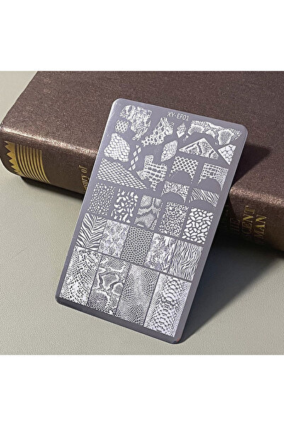 Choice9 style 1 Manicure Nail Art Stamping Plate Stainless Steel Template DIY...