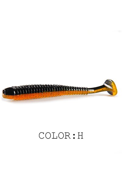 Choice 97mm 6pcs H 2023 Supercontinent Impact Ring Shad Fishing Lure Soft 20p...