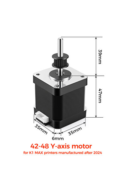 Choice1 محرك محور Y طراز K1 MAX الأصلي من Creality، موديل 42-48، محرك محور X ...