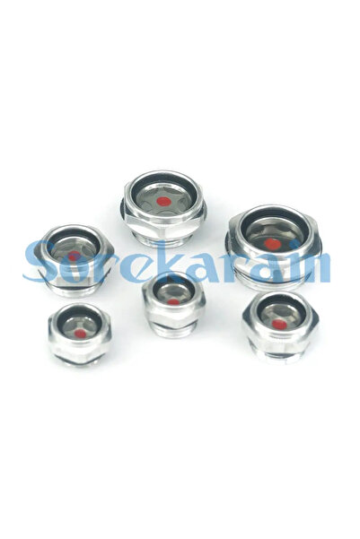 Choice1 1/2" 1/4" 3/8" 1/2" 3/4" 1" 1.2" 1.5" 2" BSPP Male Aluminum Oil Level...