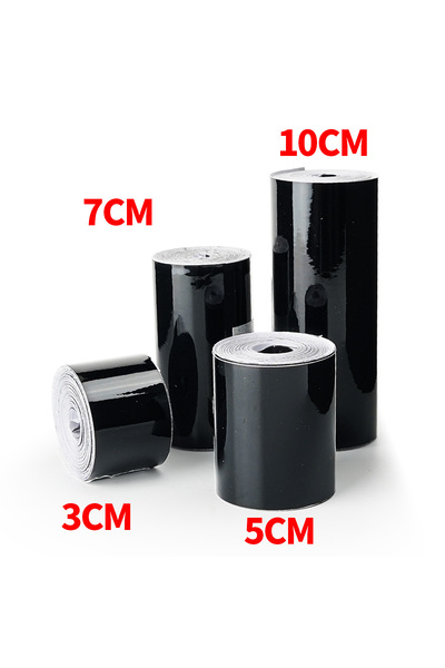 choice2 5CM 500CM Black 3/5/7/10CM Glossy Black Vinyl Wrap Stripes Window Tri...