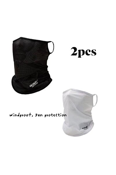 Choice9 One Size 2PCS Men Women Summer Ice Silk Sun Protection Neck Gaiter Bi...