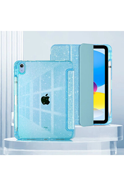 Choice1 ipad A16 11th 2025 Blue Glittering Sparkly Case for New iPad A16 11 1...