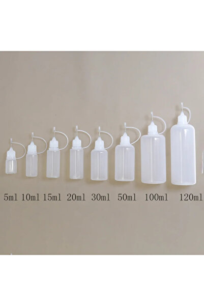 Choice 50ml WHITE 5ml 10ml 15ml 30ml 50ml 100ml 120ml PE Plastic Squeezable T...