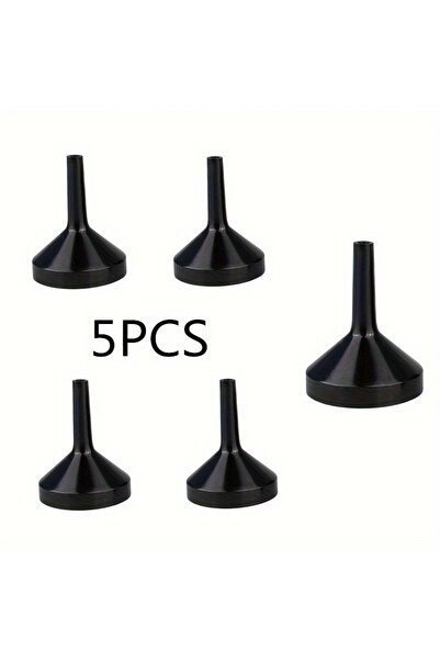 choice2 قمع زجاجة عطر معدنية سوداء قابلة لإعادة التعبئة، 1/3/5 قطع، زجاجة عطر...