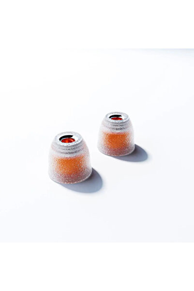 Choice5 Orange-XS-1pair TANGZU Tang Sancai Noble Eartips Liquid Silicone Hybr...
