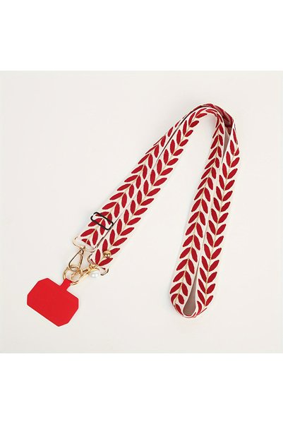 choice2 Red Universal Neck Strap Lanyard For Mobile Phone Rope Crossbody Anti...