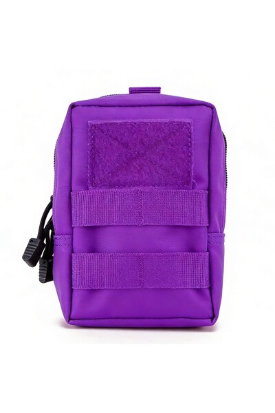 Choice7 Purple Outdoor Tactical EDC Pouch Utility Medical Molle Waist Bag Sur...