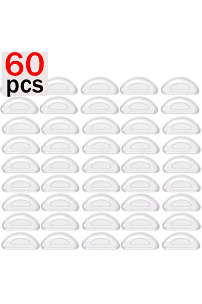 Choice6 clear-60pcs 10/60pcs Glasses Nose Pads Adhesive Silicone Nose Pads No...