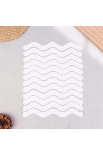 Choice6 1.3x18 12pc WHITE 6/12/24Pcs 7.08/7.87inch S-Shaped Anti-Slip Strips ...