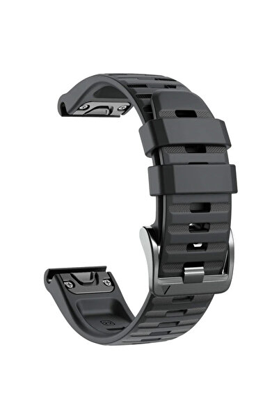 Choice61 1PCS QuickFit 22mm Black Sport Silicone Strap for Fenix 8 Pro 47mm 5...