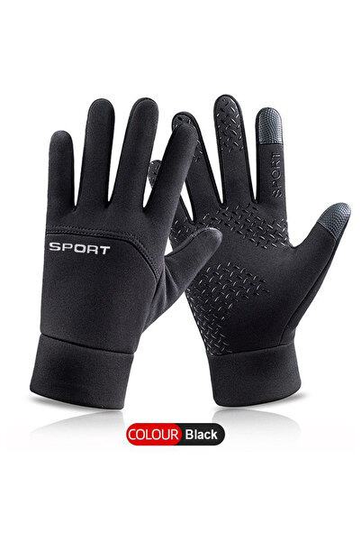 Choice13 XXL Full Finger Black Thermal Winter Mtb Gloves Touch Screen Windpro...