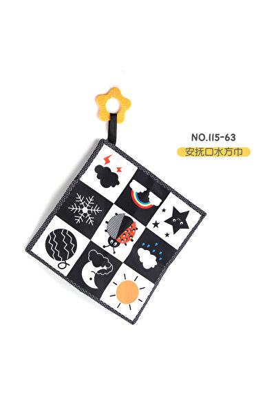 Choice3 G Sensory Cloth Book Toys Crib Toys Black and White Animal Cloth Book...