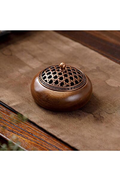 Choice5 Circular 3 Solid Wood Pan Incense Burner, Indoor Aromatherapy Burner ...