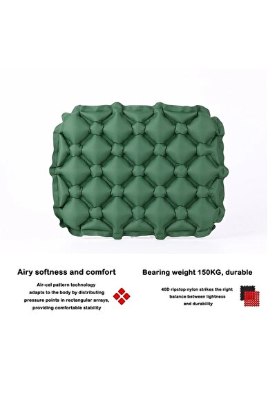 Choice Green Portable Inflatable Seat Cushion Lightweight Travel Air Sitting ...