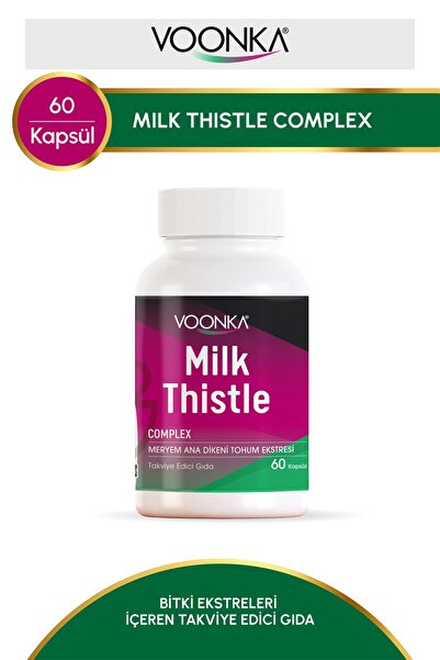 Voonka Milk Thistle Complex 60 Kapsül 8680807008519
