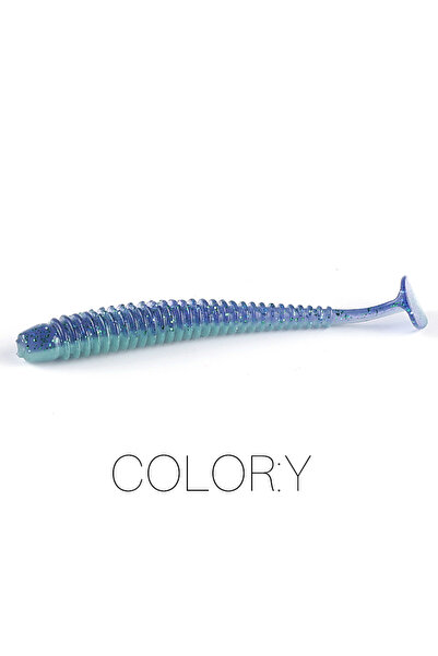 Choice 63mm 20pcs Y 2023 Supercontinent Impact Ring Shad Fishing Lure Soft 20...
