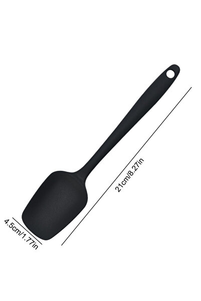 Choice F10-Black 21cm/27cm Silicone Scraper Food Grade Silicone Baking Spatul...