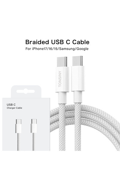 Choice5 2m 1pcs Original USB-C Fast Charger Cable For iPhone Air 17 16 15 Pro...