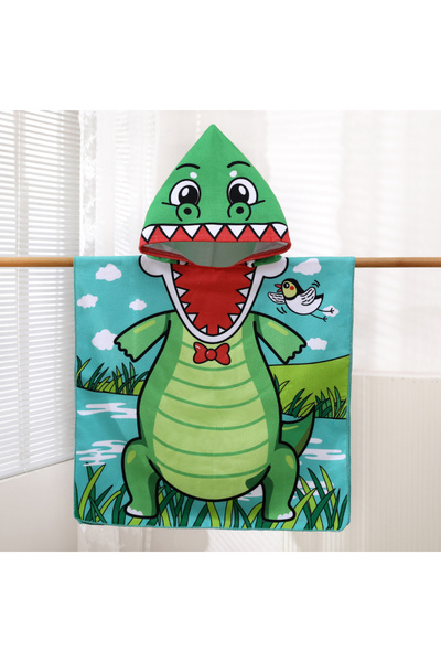 Choice Dinosaur 1 Pack of Cartoon Hooded Poncho Bath Towels for Children Aged...