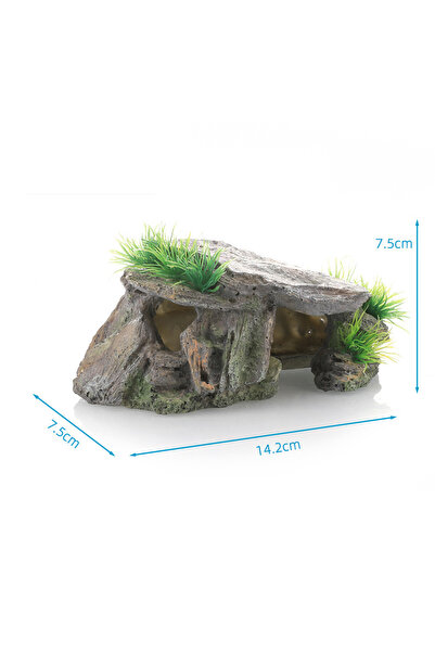 Choice GS0721 Reptile Hiding Hole Climbing Sunbathing Platform Turtle Hiding ...