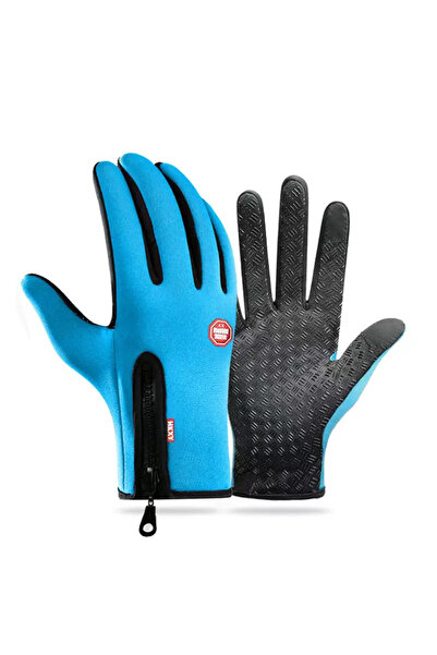 Choice39 S classic blue Autumn Winter Warm Gloves Cycling Hiking Men Women To...