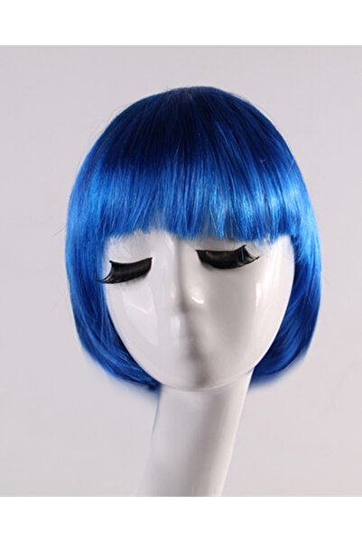Choice6 One Size royalblue Synthetic Short BOB Full Wig Multiple Colors Cospl...