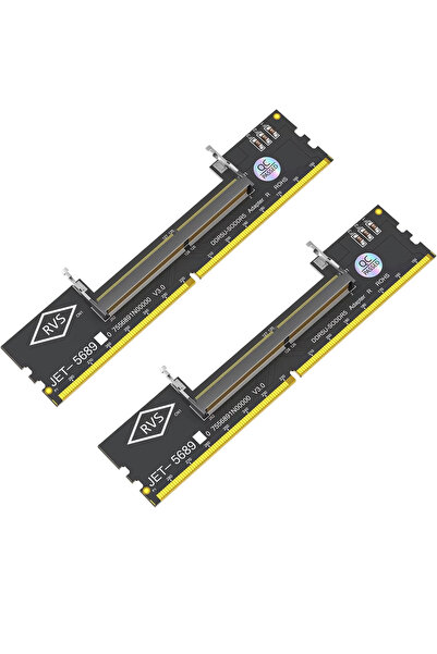 Choice1 بطاقة محول ذاكرة لاب توب DDR5 إلى SO DDR5 U-DIMM لسطح المكتب، قطعتان،...