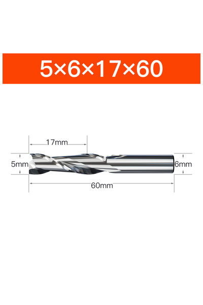 Choice22 2011091158 HUHAO 4 6 8 20mm HRC65 Milling Cutter HSS M2 End Mill Car...