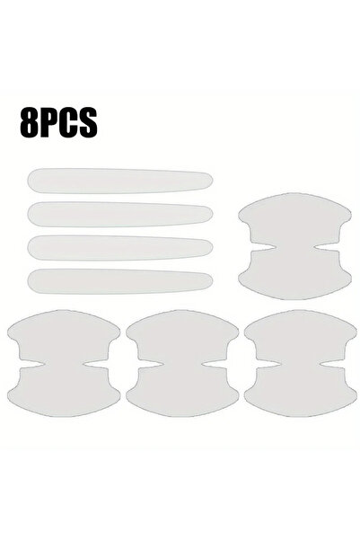 choice2 4XL 8pcs Anti-scratch Car Sticker Clear Door Handle Bowl Protective S...